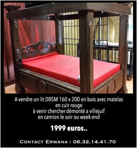 Vend lit bdsm pour jeux erotique